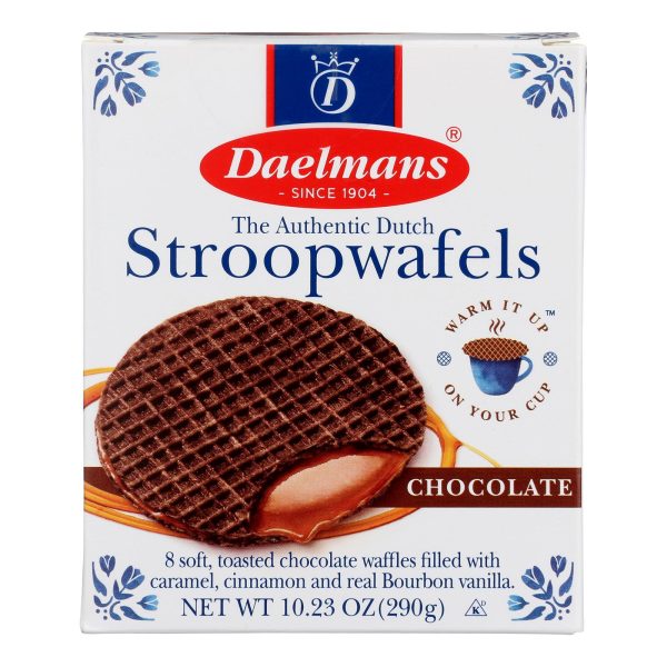 Daelmans - Stroopwafel - Chocolate Caramel Cube - Case of 8 - 10.23 oz. - Image 2