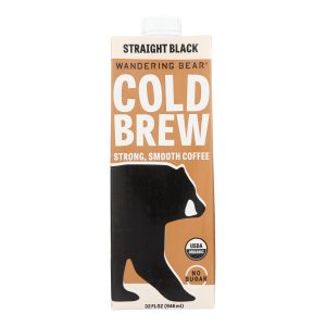 Wandering Bear Coffee - Coffee Cold Brew Black - Case of 6-32 FZ