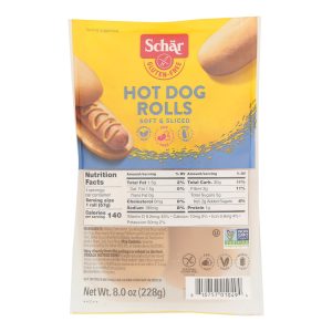 Schar - Rolls Hot Dog Gluten Free - Case of 4-8 OZ