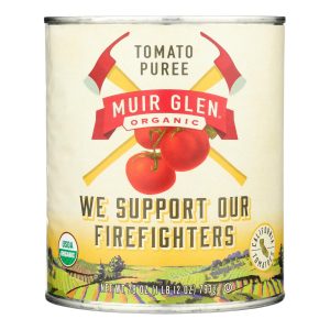 Muir Glen Muir Tomato Puree - Tomato - Case of 12 - 28 oz.