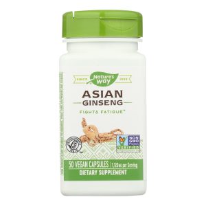Nature's Way - Korean Ginseng Root - 50 Capsules