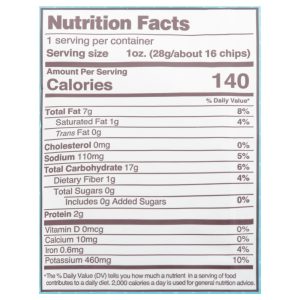 Uglies - Potato Chip Sea Salt - Case of 32 - 1.0 OZ