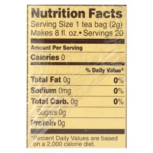 Celestial Seasonings Red Tea Caffeine Free Madagascar Vanilla - 20 Tea Bags - Case of 6