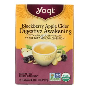 Yogi - Tea Blkbry Apple Digest - Case of 6 - 16 BAG