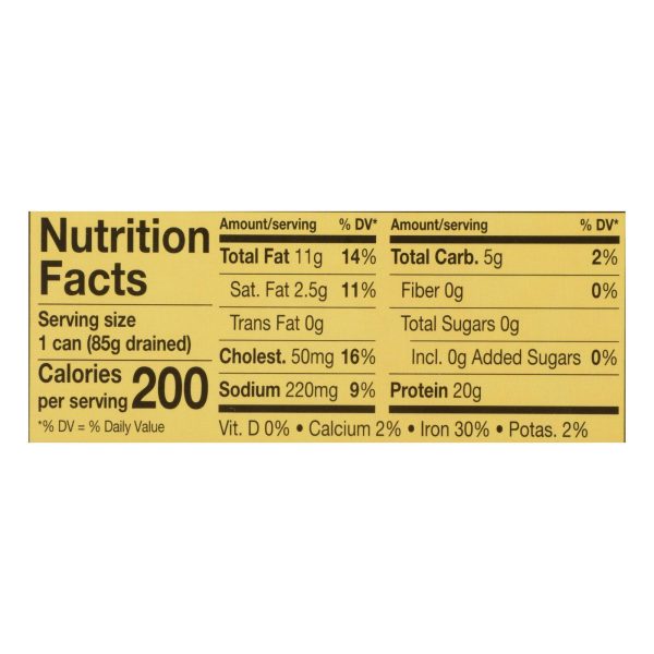Reese Oysters - Smoked - Large - 3.7 oz - Case of 10 - Image 2