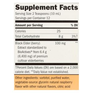 Nature's Way - Sambucus - Syrup - Sugar Free - 4 oz
