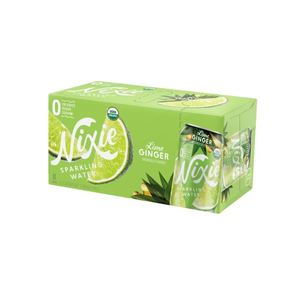 Nixie Sparkling Water - Sparkling Water Lime Ginger - Case of 3 - 8/12 FZ - Image 3