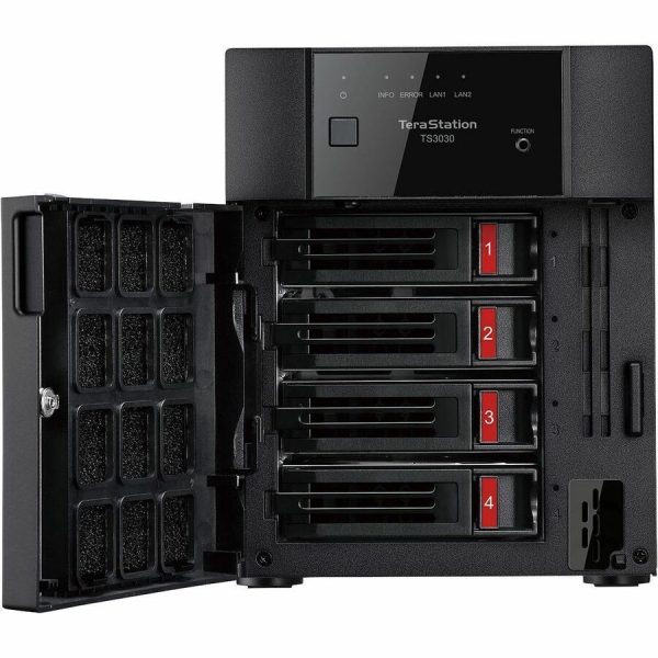 BUFFALO TeraStation 3430DN Partially-populated 2-Bay Desktop NAS 4TB (2x2TB) HDD Included 2.5GBE iSCSI TAA Compliant - Image 2
