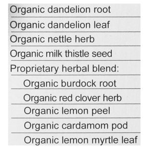 Numi Tea - Hrbl Tea Dndlion Dtox - Case of 6-16 BAG