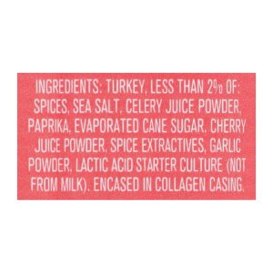 Vermont Smoke And Cure RealSticks - Turkey Pepperoni - 1 oz - Case of 24