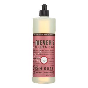 Mrs. Meyer's Clean Day - Liquid Dish Soap - Rosemary - Case of 6 - 16 oz