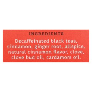 Stash Tea - Tea Decaf Chai Spice - Case of 6 - 18 CT