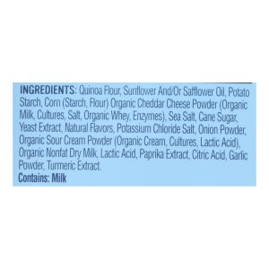 Simply 7 - Chips Quinoa Cheddar - Case of 8-3.5 OZ