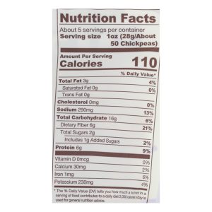 Biena Chickpea Snacks - Rockin' Ranch - Case of 8 - 5 oz.