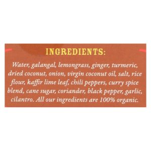 Mike's Organic Curry Love - Organic Curry Paste - Yellow Thai - Case of 6 - 2.8 oz.