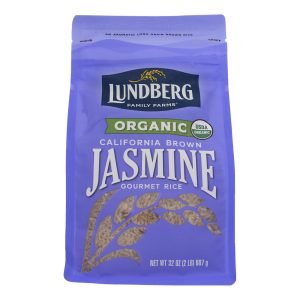 Lundberg Family Farms Brown Jasmine Rice - Case of 6 - 2 lb.