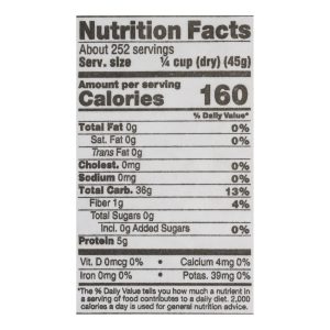 Lundberg Family Farms Organic California White Arborio Rice - Single Bulk Item - 25LB