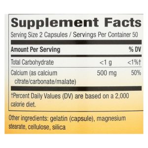 Nature's Way - Calcium Citrate - 500 mg - 100 Capsules