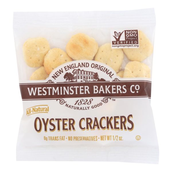 Westminster Cracker Oyster Old Fashioned Crackers - Case of 150 - 0.5 oz. - Image 2