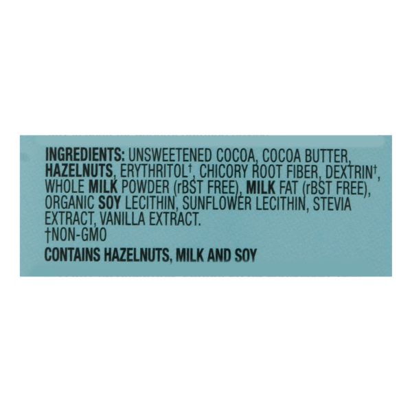 Lilys - Bar Chocolate 40% Hazelnut - Case of 12-2.8 OZ - Image 3