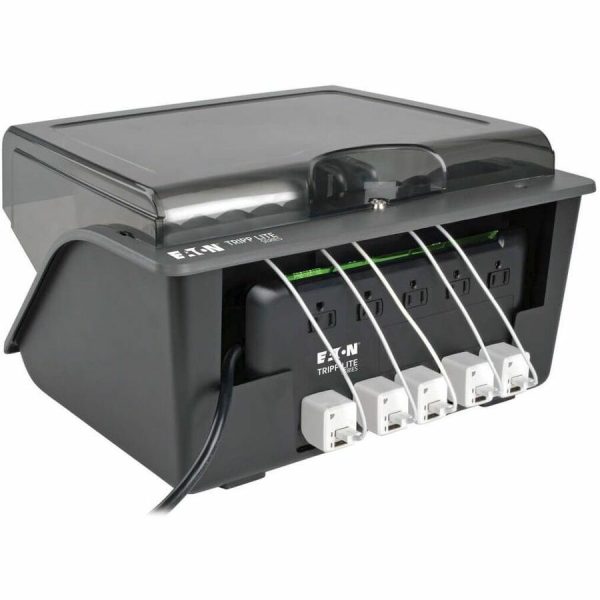 Eaton Tripp Lite Series 10-Device Desktop AC Charging Station with Surge Protector for Tablets, Laptops and E-Readers - Image 3