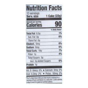 Lundberg Family Farms - Rice Cake Cinnamon Toast - Case of 6-9.5 OZ