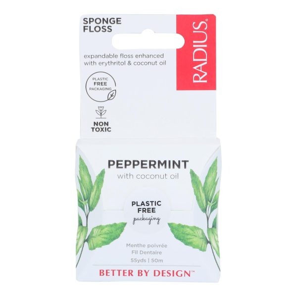 Radius - Floss Sponge Peppermint - Case of 6-55 YD - Image 2