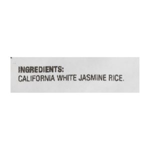 Lundberg Family Farms EcoFarmed Rice Jasmine White - Single Bulk Item - 25LB