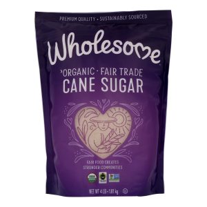 Wholesome Sweeteners Sugar - Organic - Turbinado - Raw Cane - 64 oz - case of 6