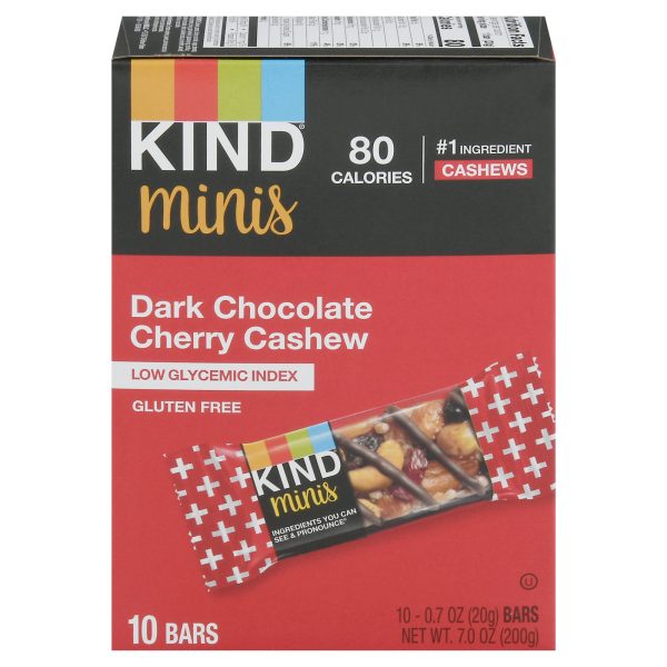 Kind - Bar Mini Dkchoc Chrycshw - Case of 8-10/.7 OZ - Image 3