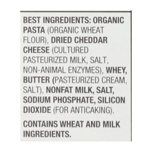 Annies Homegrown Macaroni and Cheese - Shells and White Cheddar - 6 oz - case of 12