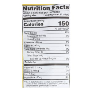 Good Health Sea Salt Veggie Chips  - Case of 10 - 6.25 OZ