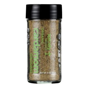 Spicely Organics - Organic Cardamom - Ground - Case of 3 - 2 oz.