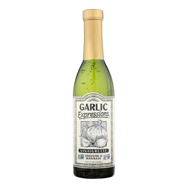 Garlic Expressions Salad Dressing - Vinaigrete - Case of 12 - 12.5 oz - Image 2