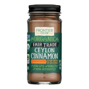 Frontier Herb Cinnamon - Organic - Fair Trade Certified - Ground - Ceylon - 1.76 oz