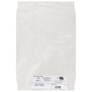 Heartland Mill 100% Organic Yellow Medium Cornmeal - Single Bulk Item - 25LB