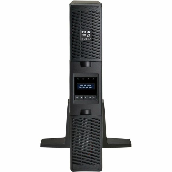 Eaton Tripp Lite Series SmartOnline 750VA 675W 120V Double-Conversion Sine Wave UPS - 8 Outlets, Extended Run, Network Card Option, LCD, USB, DB9, 2U Rack/Tower - Image 2