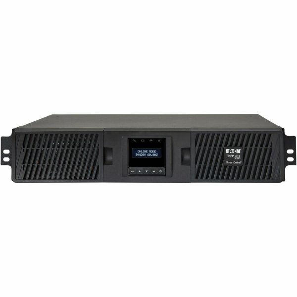 Eaton Tripp Lite Series SmartOnline 750VA 675W 120V Double-Conversion Sine Wave UPS - 8 Outlets, Extended Run, Network Card Option, LCD, USB, DB9, 2U Rack/Tower - Image 6