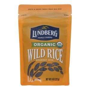 Lundberg Family Farms Organic Wild Rice - Case of 6 - 8 oz.