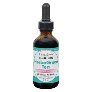 Herbasway Laboratories HerbaGreen Tea Raspberry Lime - 2 fl oz