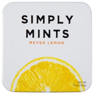 Simply Gum - Mints Meyer Lemon - Case of 6 - 1.1 Ounces