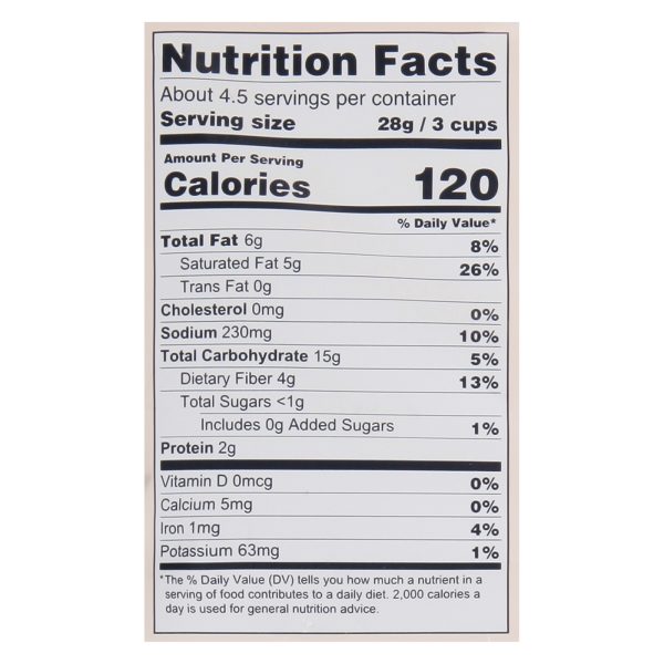 Lesser Evil - Popcorn No Chs Chsiness - Case of 12-4.6 OZ - Image 3