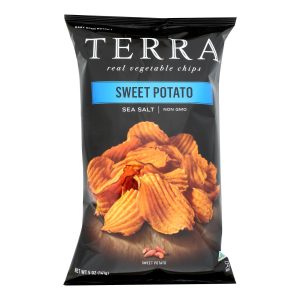 Terra Chips - Chips Sweet Potato Sea Salt - Case of 12 - 5 Ounces
