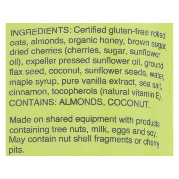 Jessica's Gluten-Free Almond Cherry Granola  - Case of 12 - 11 OZ