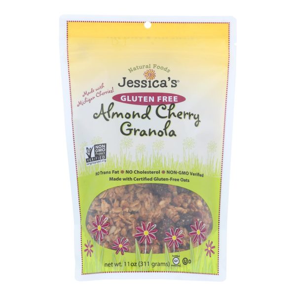 Jessica's Gluten-Free Almond Cherry Granola  - Case of 12 - 11 OZ - Image 2