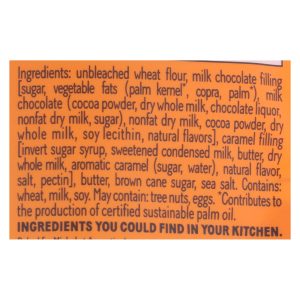 Michel Et Augustin - Cookie Mk Chocolate Caramel Shbrd - Case of 6 - 4.9 OZ