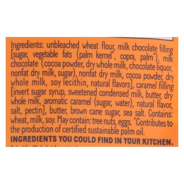 Michel Et Augustin - Cookie Mk Chocolate Caramel Shbrd - Case of 6 - 4.9 OZ