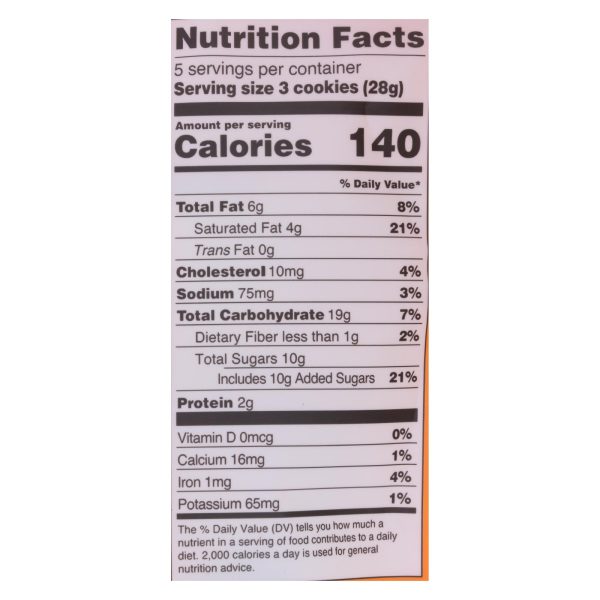 Michel Et Augustin - Cookie Mk Chocolate Caramel Shbrd - Case of 6 - 4.9 OZ - Image 2