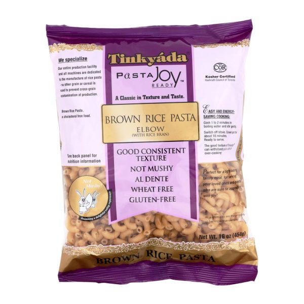 Tinkyada Brown Rice Elbows - Case of 12 - 16 oz - Image 3
