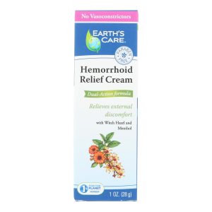 Earth's Care - Hemorrhoid Relief Cream - 1 Each - 1 OZ